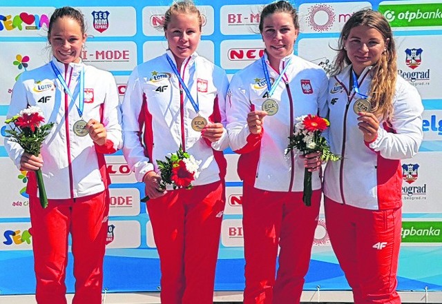 Paulina Paszek (AZS Katowice), Dominika Włodarczyk (Zawisza), Anna Puławska (AZS AWF Gorzów) i Katarzyna Kołodziejczyk (KTW Kalisz).