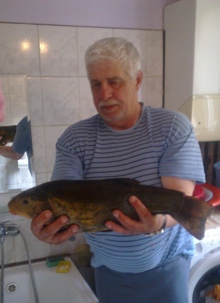 Takie liny nie zdarzają się codziennie. Ten złowiony przez Zbigniewa Niedzielskiego miał 2,2 kg.