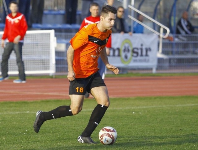 Były piłkarz Małejpanwi Bartosz Stręk strzelił dwie bramki dla Śląska.