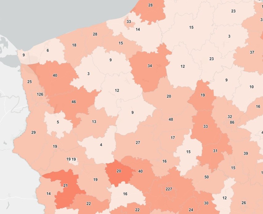 Koronawirus - woj. zachodniopomorskie, 23.04.2021