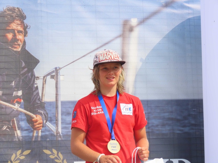 Młodziutka kartuzianka Kalina Szostek zdobyła dwa medale...