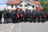 Andrzej Duda w Lipuszu. Prezydent spotkał się ze strażakami i leśnikami oraz wręczył promesy na zakup samochodów ratowniczo-gaśniczych