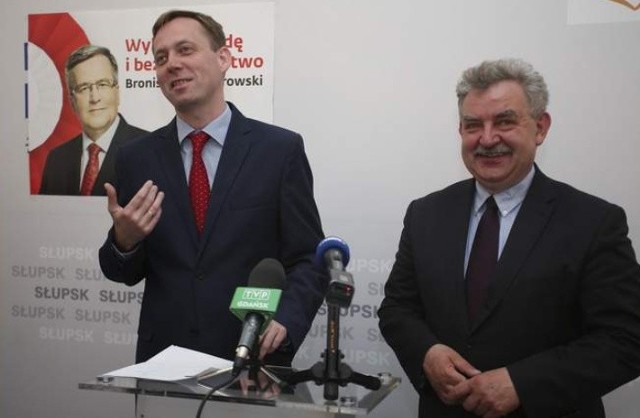 Słupscy parlamentarzyści PO wskazują, że Bronisław Komorowski zwyciężył w Słupsku, powiecie i regionie