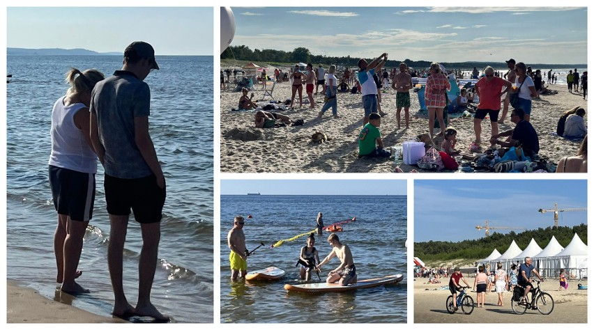 Turyści tłumnie przywitali pierwszy weekend wakacji na plaży...
