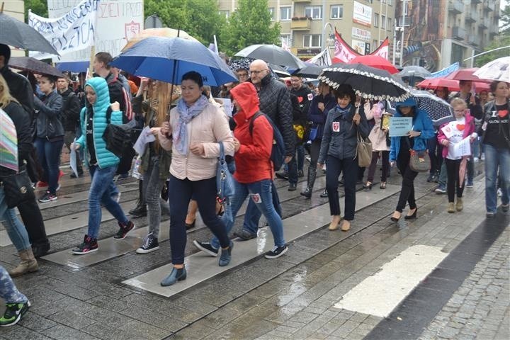 Częstochowa: Protest w obronie I Liceum Ogólnokształcącego...