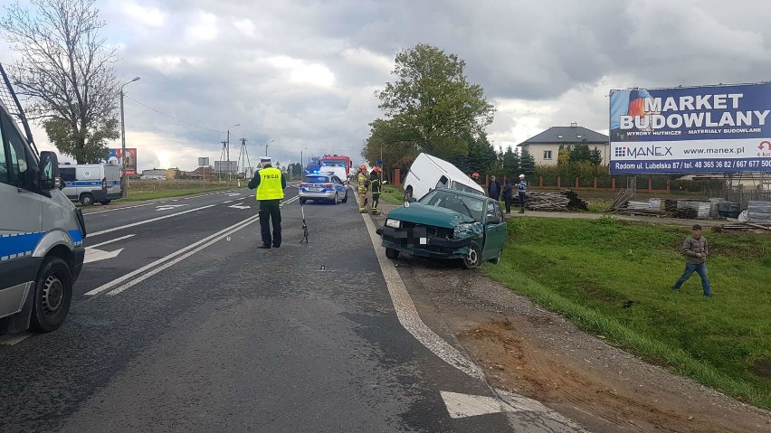 Dwa wypadki miały miejsce niemal w tym samym miejscu, na...