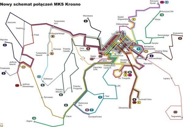Nowe trasy autobusów MKS w Krośnie | Nowiny
