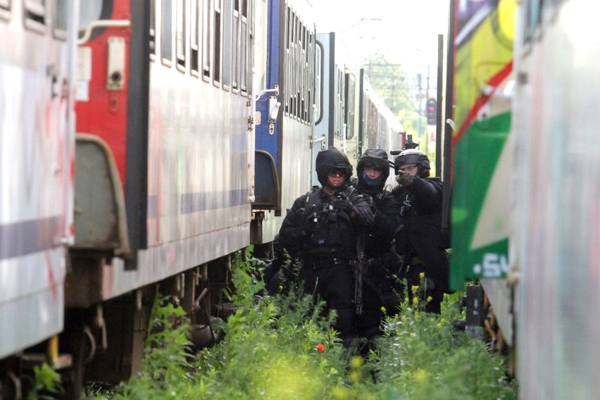 Antyterroryści na Krakowskiej. Ćwiczenia