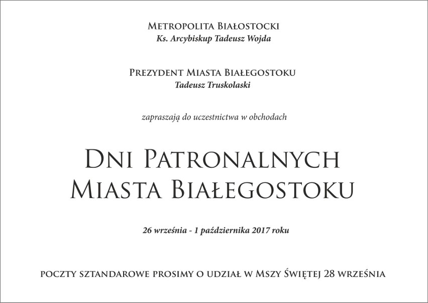 Dni Patronalne Miasta Białegostoku