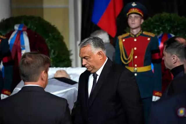 Węgierski premier Viktor Orban był jednym z nieliczych zagranicznych gości, którzy żegnali zmarłego Michaiła Gorbaczowa.