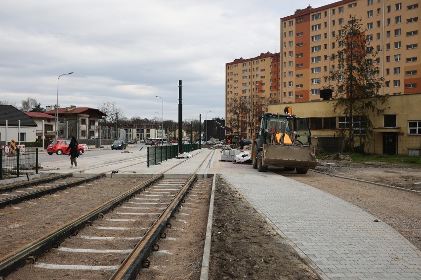 Kraków, budowa linii tramwaju Krowodrza Górka-Górka...