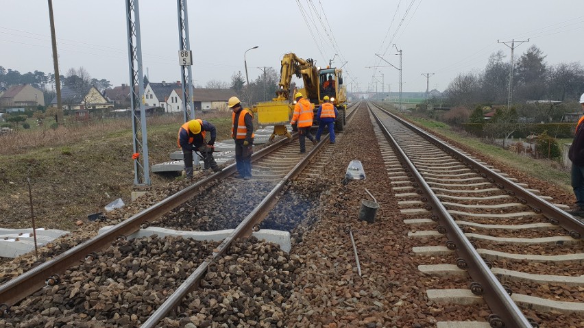 Ruszył remont torów po wypadku pociągu towarowego w Strzelcach Opolskich 