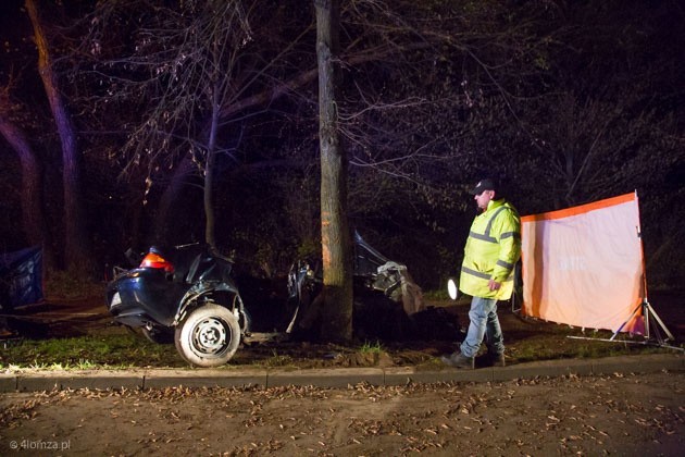 Śmiertelny wypadek na Grobli Jednaczewskiej w Łomży