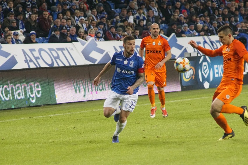 Lech Poznań - Zagłębie Lubin 1:2: Vujadinović bohaterem gości [RELACJA, ZDJĘCIA, WYNIK]