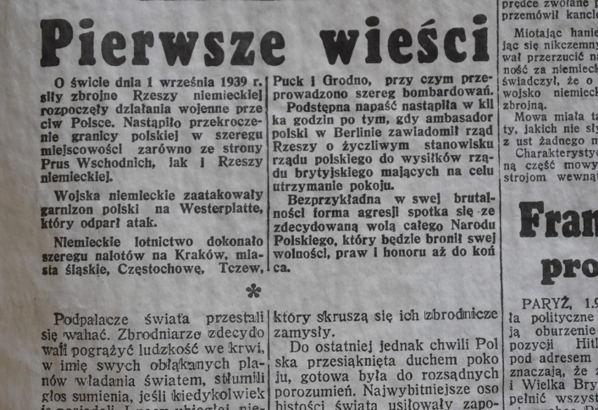 Wielkie tytuły na pierwszych stronach polskich gazet w...