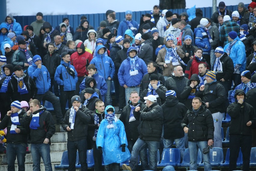 Ruch Chorzów Piast Gliwice zdjęcia kibiców