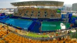 Kolejna wpadka na igrzyskach w Rio. Woda w basenie w kolorze brudnej zieleni [WIDEO]