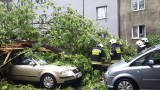 Burze na Śląsku: w Zabrzu zalało ulice, powaliło drzewa, zerwało dachy i linie energetyczne ZDJĘCIA