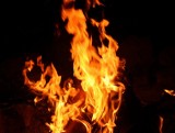 Pożar w Złotorii - mężczyzna w ciężkim stanie trafił do szpitala