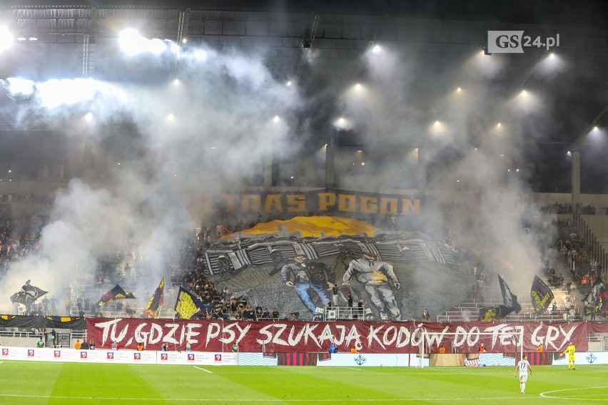 Pogoń Szczecin w Lidze Konferencji oglądało na stadionie ponad 6 tys. kibiców! ZDJĘCIA