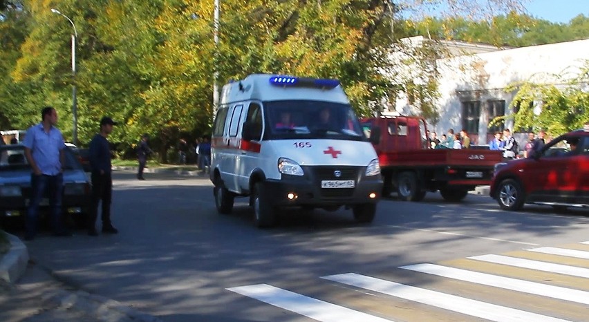 Szkoła w Kerczu w której doszło do zamachu