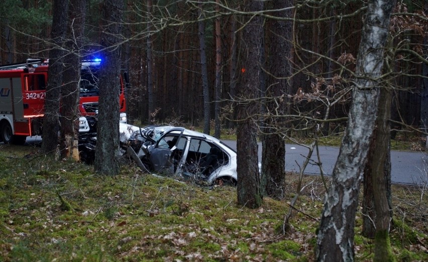 W sobotę (22.02) niedaleko Korzybia około południa doszło do...