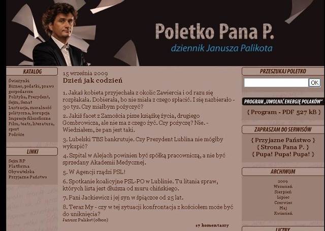 Blog Janusza Palikota