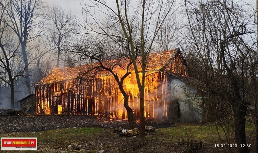 W Nakle spłonęła stodoła. Na szczęście nikt nie ucierpiał podczas pożaru