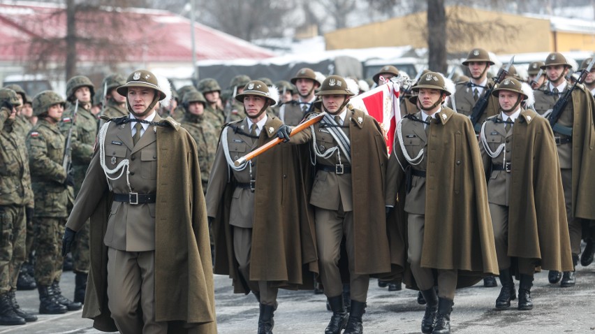 Przysięga wojskowa w 21 Brygadzie Strzelców Podhalańskich w...