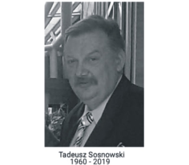Tadeusz Sosnowski 1960-2019.