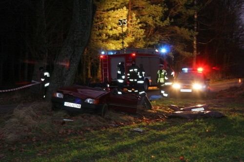 Do tragicznego zdarzenia drogowego doszlo na trasie z...