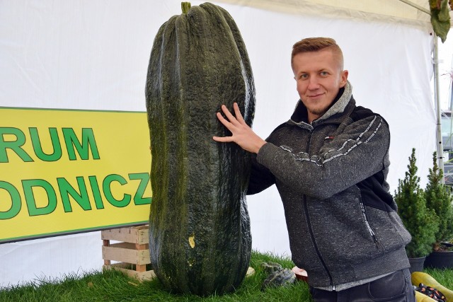 Gigantyczne warzywa pokazano w sobotę, 5 października, w Centrum Ogrodniczym w Siemianowicach Śląskich
