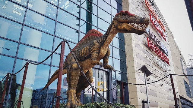W Galerii Jurajskiej rozgościły się... dinozaury. Wyglądają jak żywe!