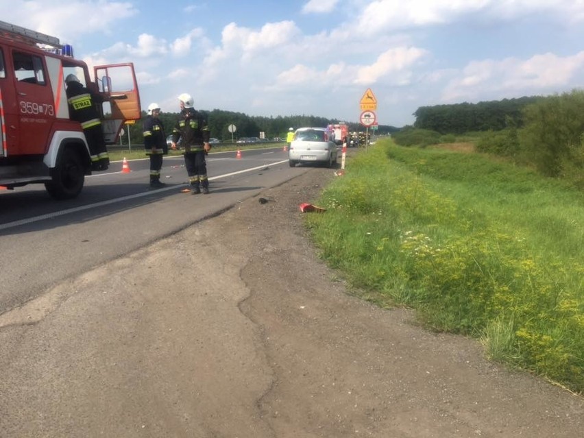 Tragiczny wypadek na DK 1: zginął motorowerzysta