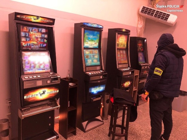 Nielegalne automaty do gier w Częstochowie. Ich właściciele mogą trafić do więzienia