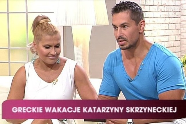 Katarzyna Skrzynecka i Marcin Łopucki (fot. TVP/x-news)