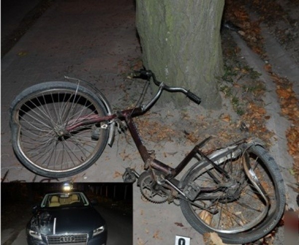 Kraczewice: Śmiertelne potrącenie rowerzysty