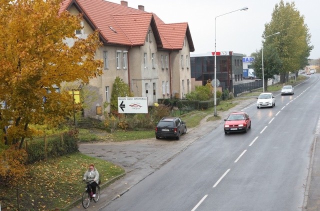 Ulica Portowa w Słupsku. Tu zawsze jest spory ruch.