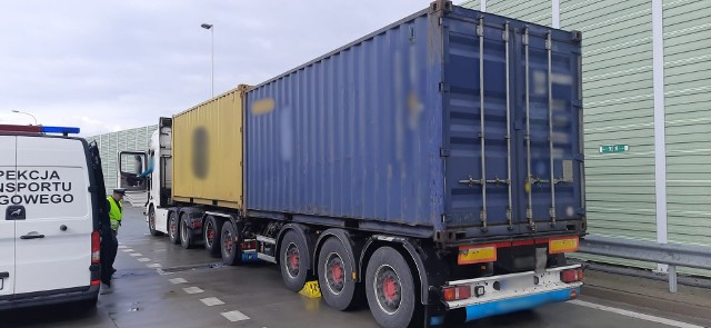 Przeładowana ciężarówka ważyła o prawie 20 ton więcej niż zezwalają na to przepisy.