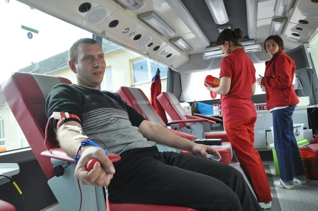 Paweł Feliks krew oddał po raz pierwszy.