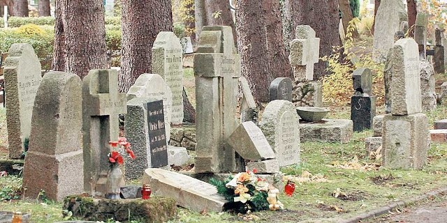 Cmentarz w Koszalinie.