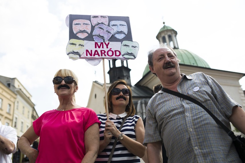Marsz KOD w Krakowie 4 czerwca 2016