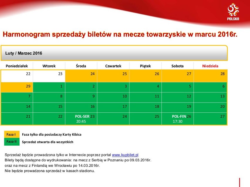 Polska - Finlandia we Wrocławiu. Znane są ceny biletów (POLSKA - FINLANDIA BILETY, SPRZEDAŻ BILETÓW)