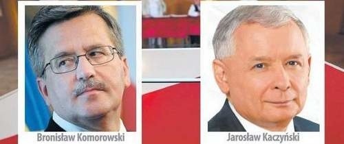 Wybory prezydenckie 2010 wyniki: Komorowski 41,22, Kaczyński - 36,74, Napieralski 13,68