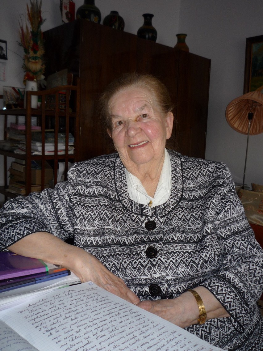 Maria Świtaj z domu Puch. Pod koniec lutego skończyła 91 lat