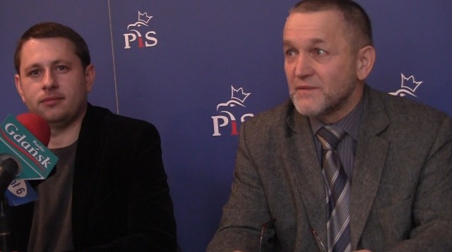 Konferencja prasowa PiS w Słupsku.