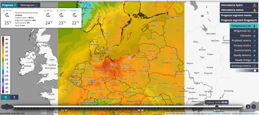 W piątek i sobotę, 18-19.06.2021 r. nad morzem nawet 30 st....