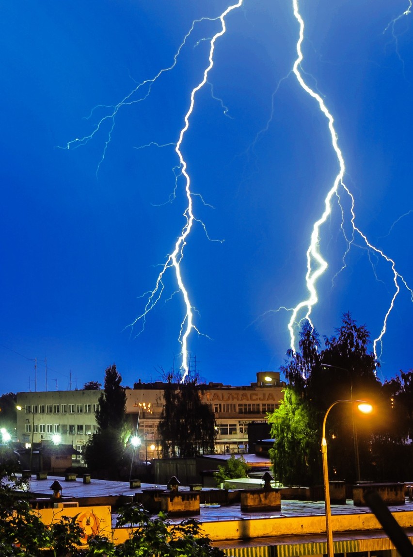 17.08.2017 bydgoszcz burza wyladowania blyski fot.dariusz...