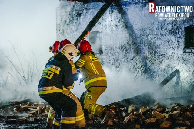 Marcinowo. Pożar stodoły w gminie Kalinowo. Zginęły zwierzęta