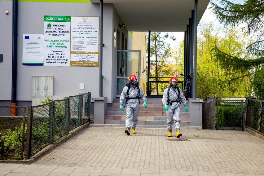 Ewakuacja Okręgowej Stacji Chemiczno - Rolniczej w...